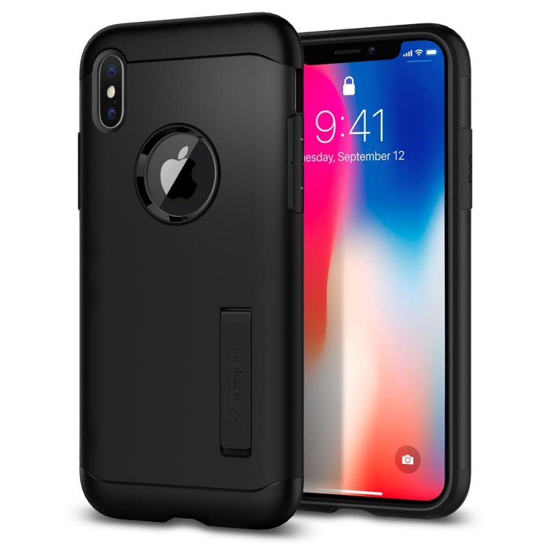 Spigen iPhone X/XS Slim Armor Case Black