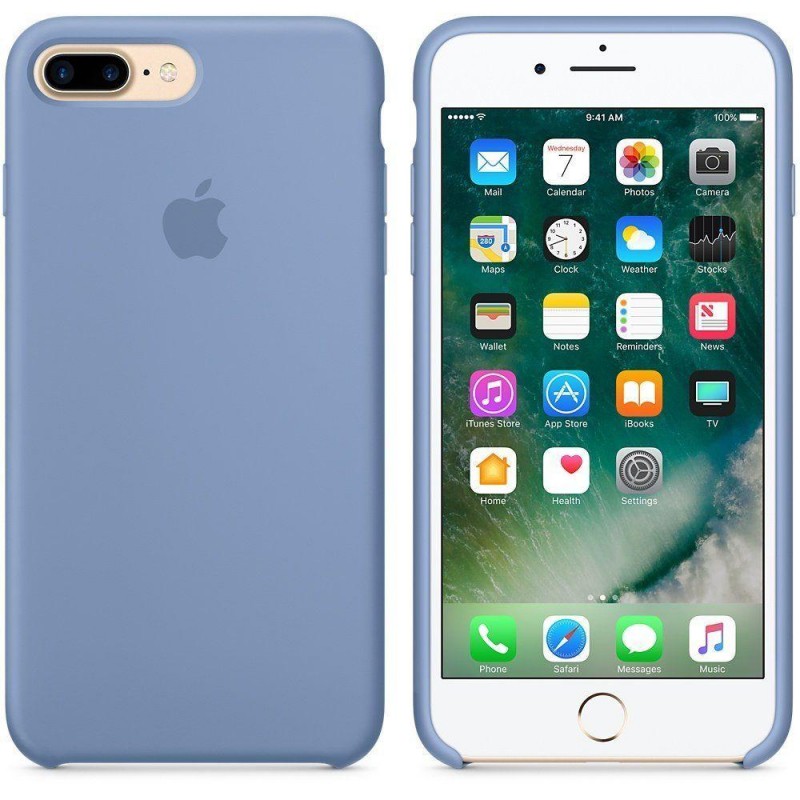 iPhone 7/8 Plus Silicone Case Fog Blue