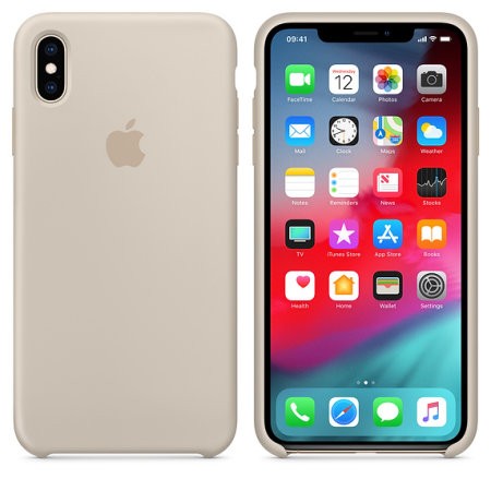 iPhone XS Max Silicone Case Beige