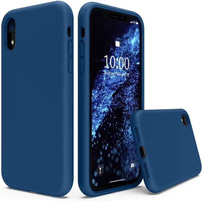 iPhone XR Silicone Case Marine Blue
