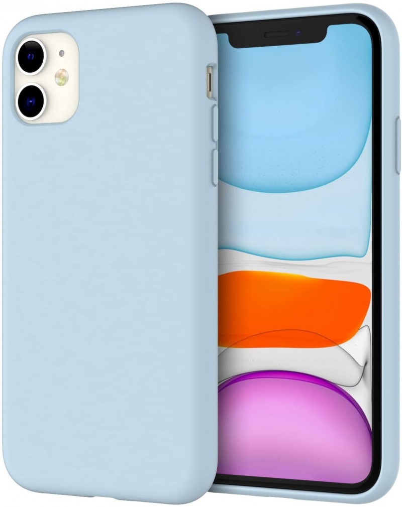 iPhone 11 Silicone Case Lavender Blue