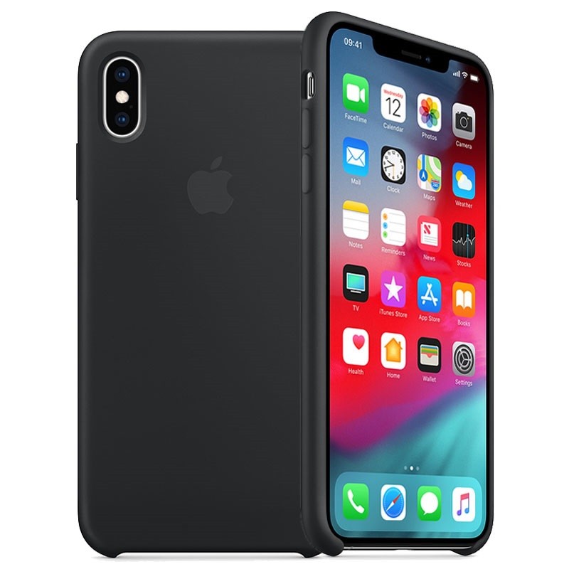 iPhone XS Max Silicone Case Black