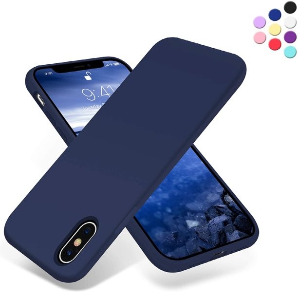 iPhone X/XS Silicone Case Blue