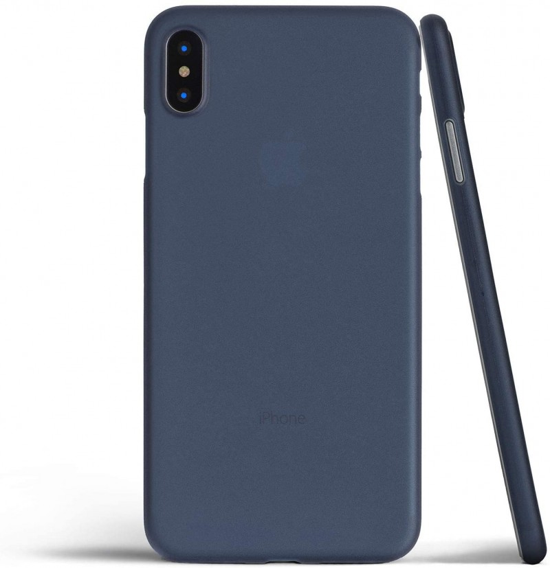 iPhone XS Max Silicone Case Navy Blue