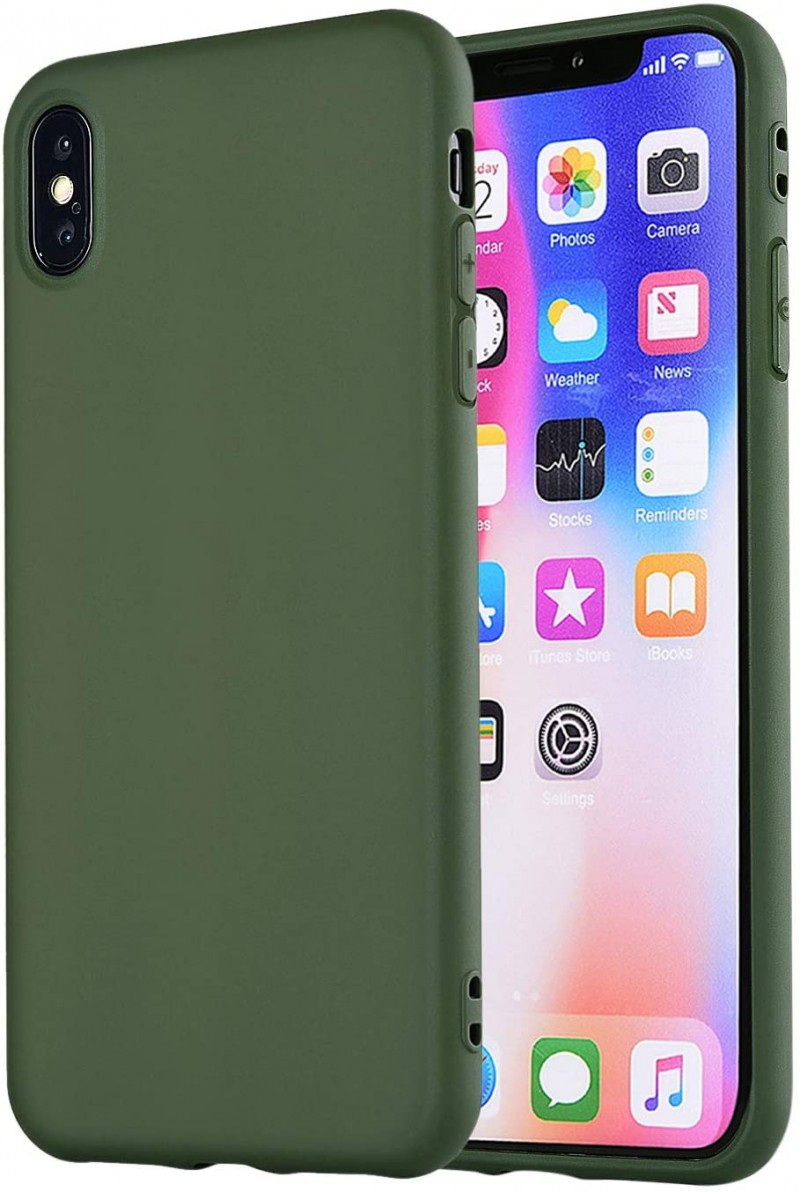 Silicone Case Green iPhone XS Max