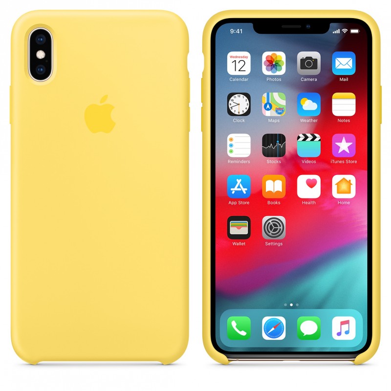 iPhone XXS Silicone Case Yellow