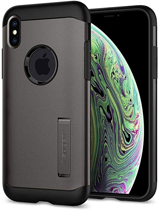 Spigen iPhone XS Max Slim Armor Case Lime Green