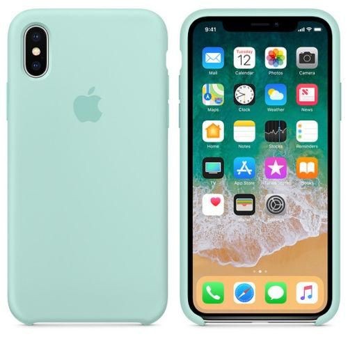 iPhone XXS Silicone Case Marine Blue