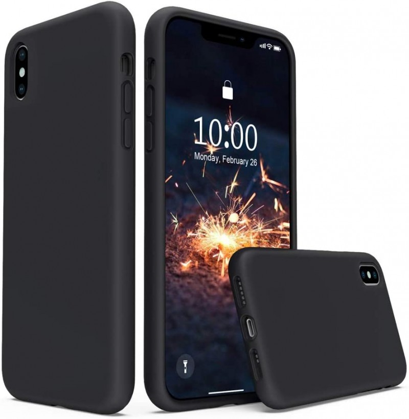 iPhone X/XS Silicone Case Black